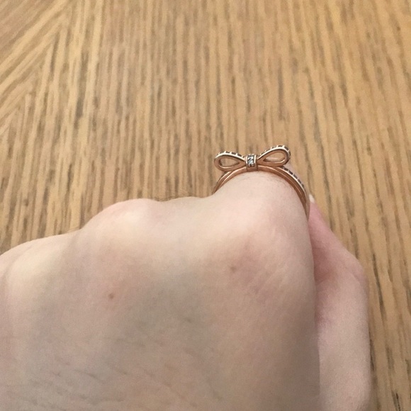 Pandora Rose Gold Bow Ring - Picture 5 of 8